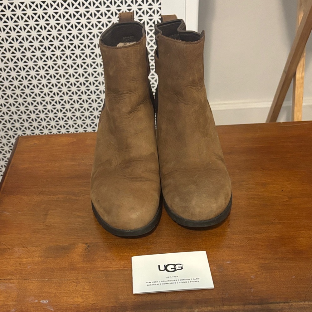 UGG Wedge Booties Waterproof